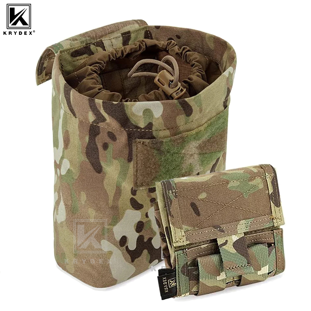 Tactical Dump Pouch Foldable Drop Bag - KRYDEX 전술 덤프 파우치 접이식 재활용