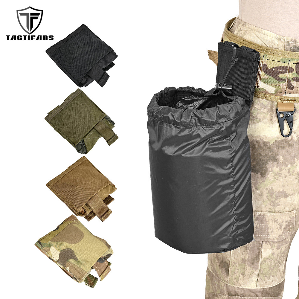 Tactical Dump Pouch Foldable Drop Bag - 초경량 접이식 드롭 덤프 파우치, 유틸리티