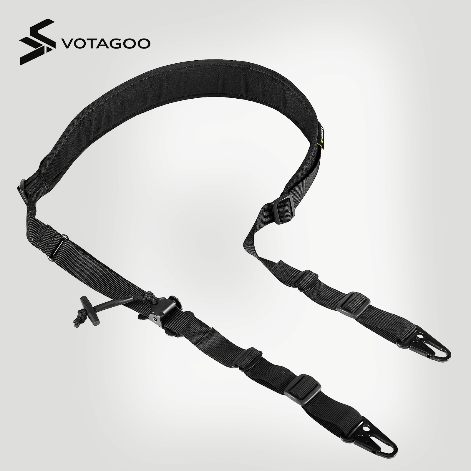 Tactical Sling 2 Point Quick Adjust Rifle - VOTAGOO 전술 2포인트 슬링, HK 후크가