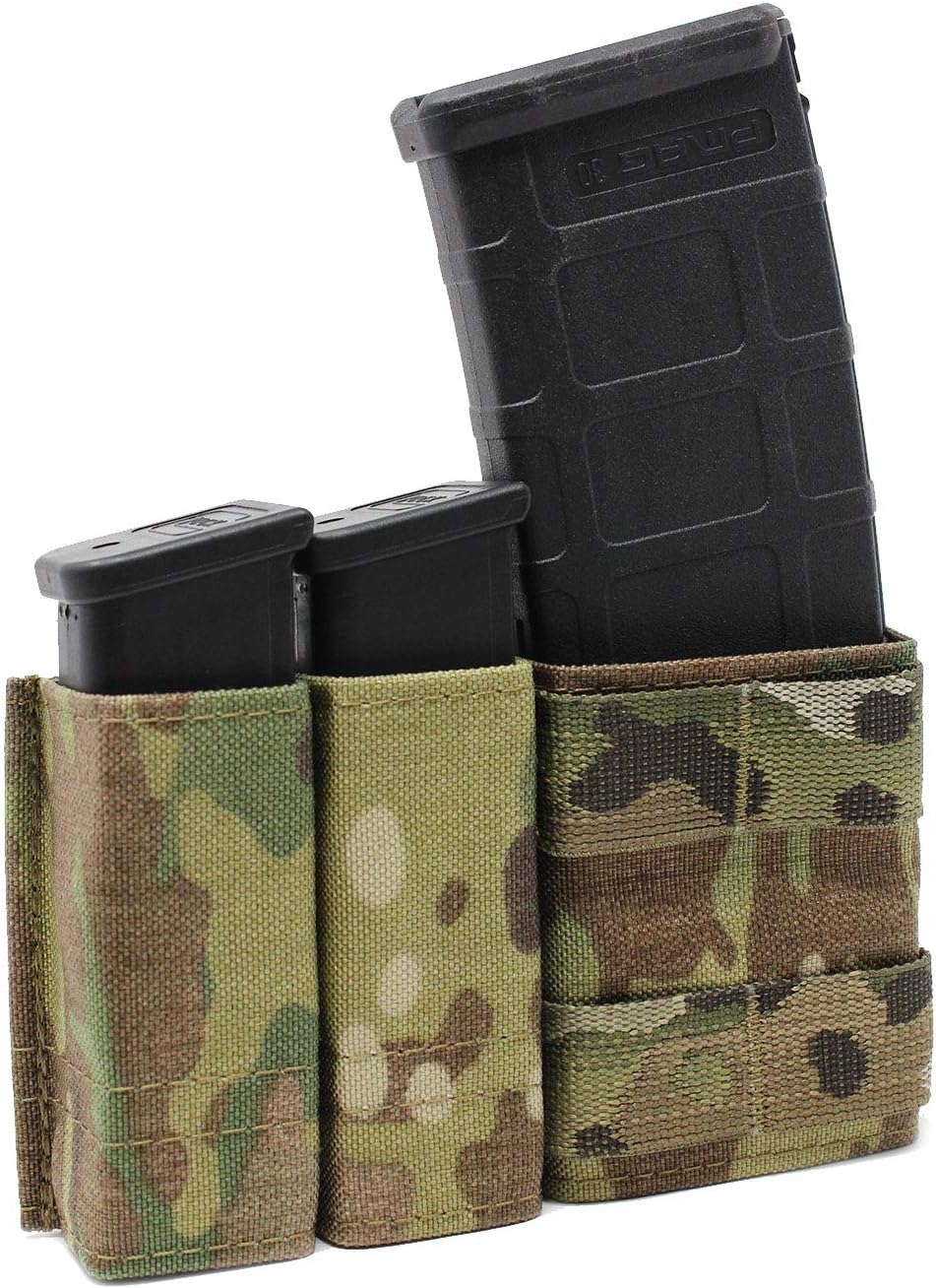 Molle Mag Pouch Double Magazine 5.56 9Mm - 5.56 탄창 파우치 더블 9mm 권총