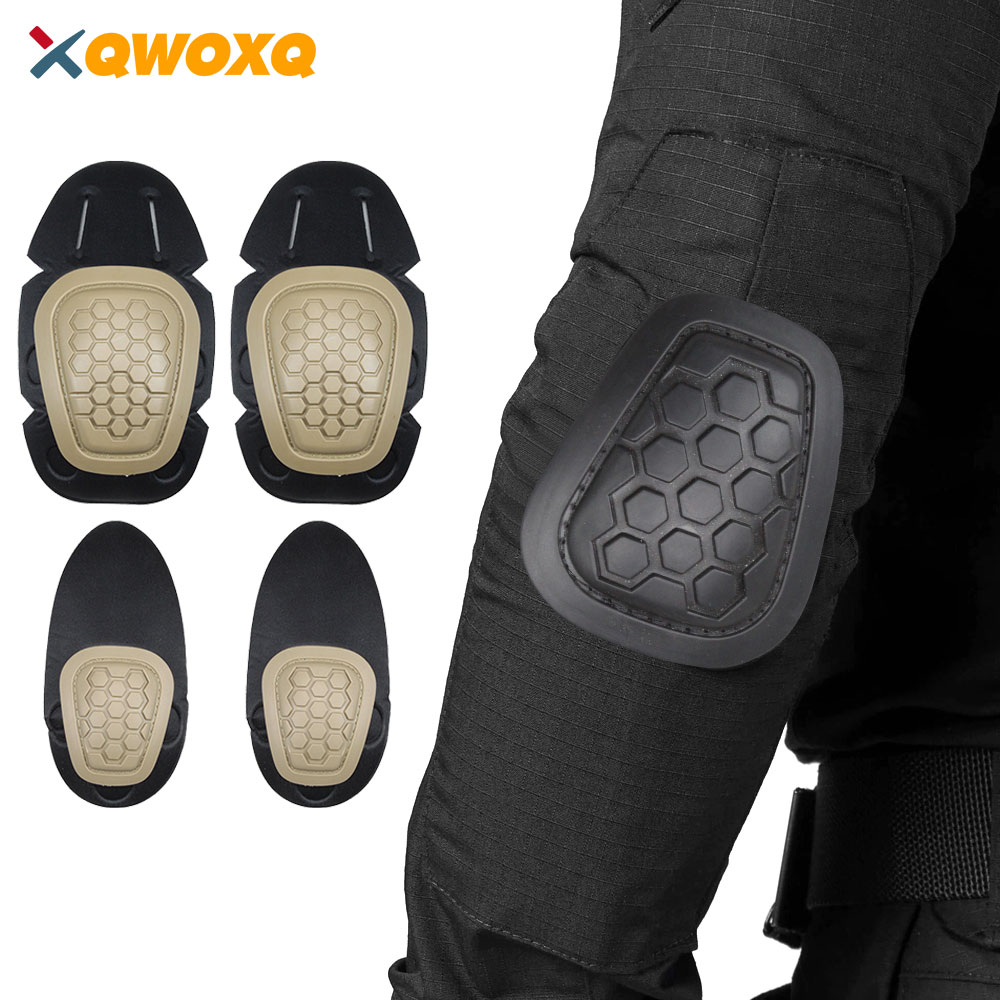 군용 전술 무릎 패드 팔꿈치 패드, 무릎 팔꿈치 보호  - Combat Knee Pads Elbow Pads Set Military 리뷰 및 가격
