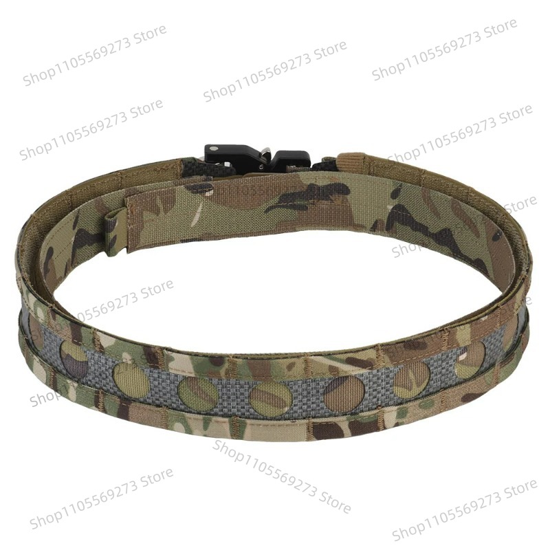 전술 2겹 전투 벨트 퀵 릴리스 금속 버클 MOLLE  - Tactical Combat Belt Quick Release Buckle 리뷰 및 가격