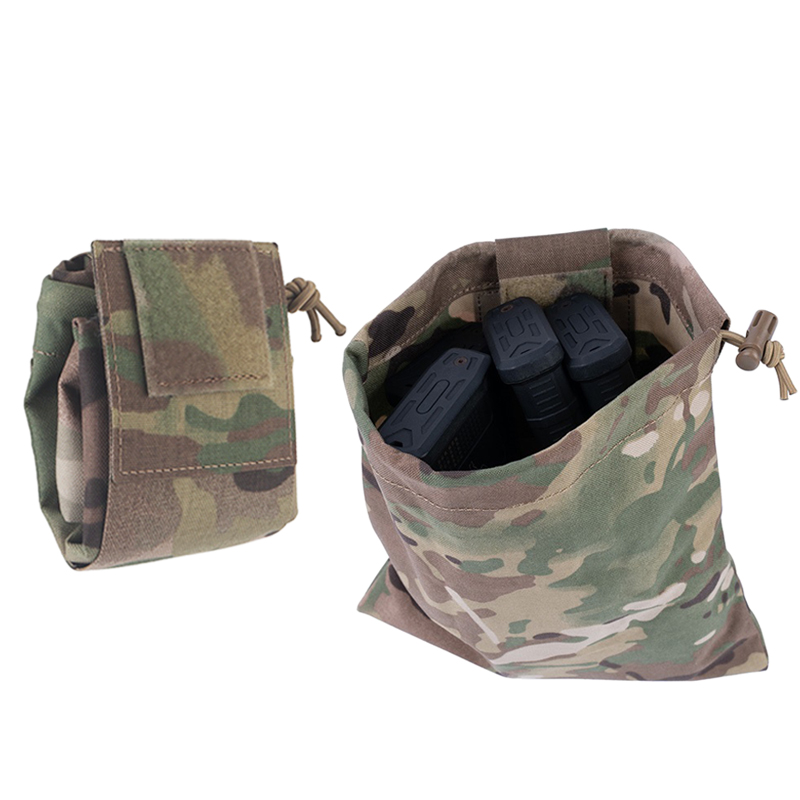 전술용 접이식 탄창 덤프 파우치 드롭 파우치 MOLLE - Tactical Dump Pouch Foldable Drop Bag 리뷰 및 가격