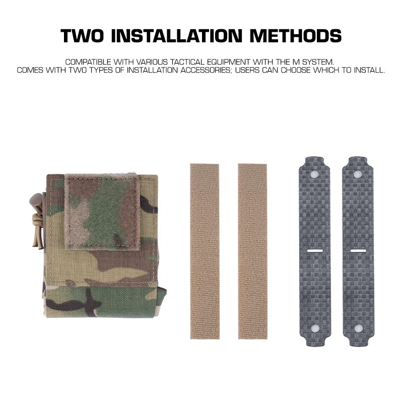 전술용 접이식 탄창 덤프 파우치 드롭 파우치 MOLLE - Tactical Dump Pouch Foldable Drop Bag 리뷰 및 가격