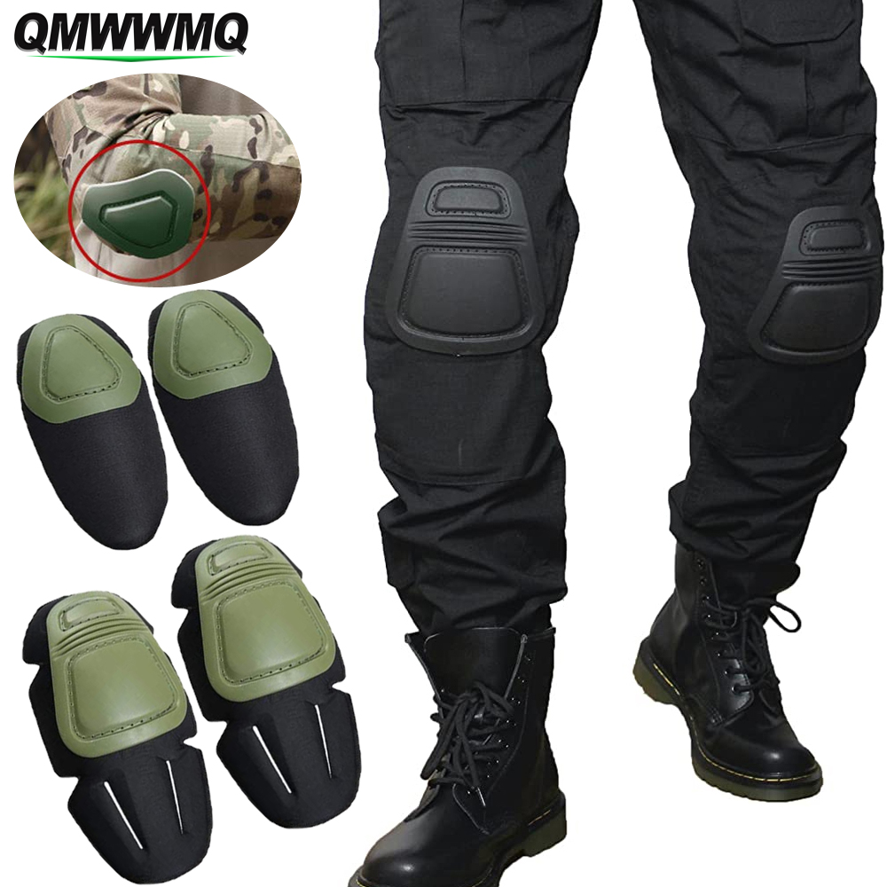 4 개/대 군사 전술 무릎 패드 팔꿈치 패드 세트 Ai - Combat Knee Pads Elbow Pads Set Military 리뷰 및 가격