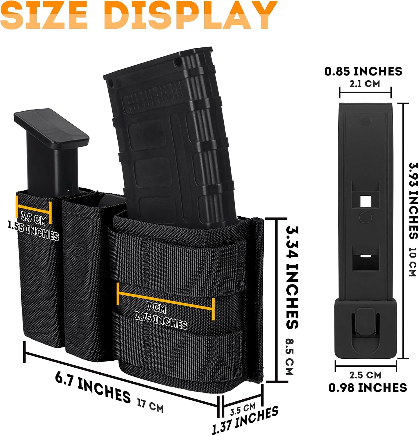 5.56 탄창 파우치 더블 9mm 권총 탄창 파우치,  - Molle Mag Pouch Double Magazine 5.56 9Mm 리뷰 및 가격