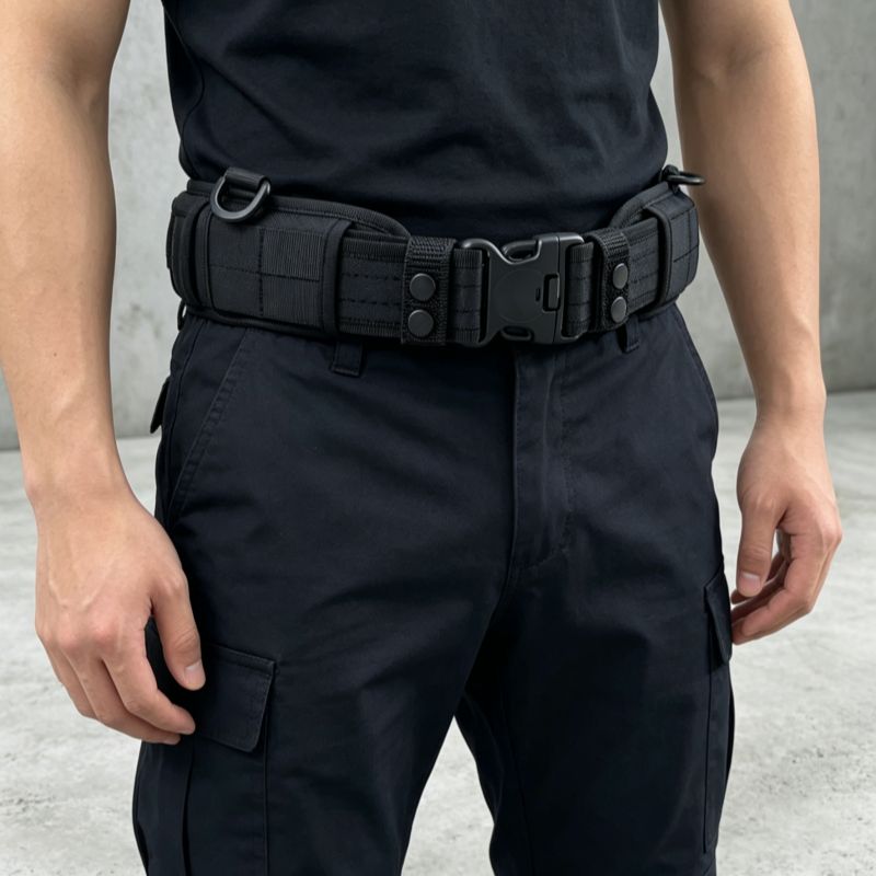 경량 전술 벨트, MOLLE 시스템 적용, 플라스틱 버 - Tactical Combat Belt Quick Release Buckle 리뷰 및 가격