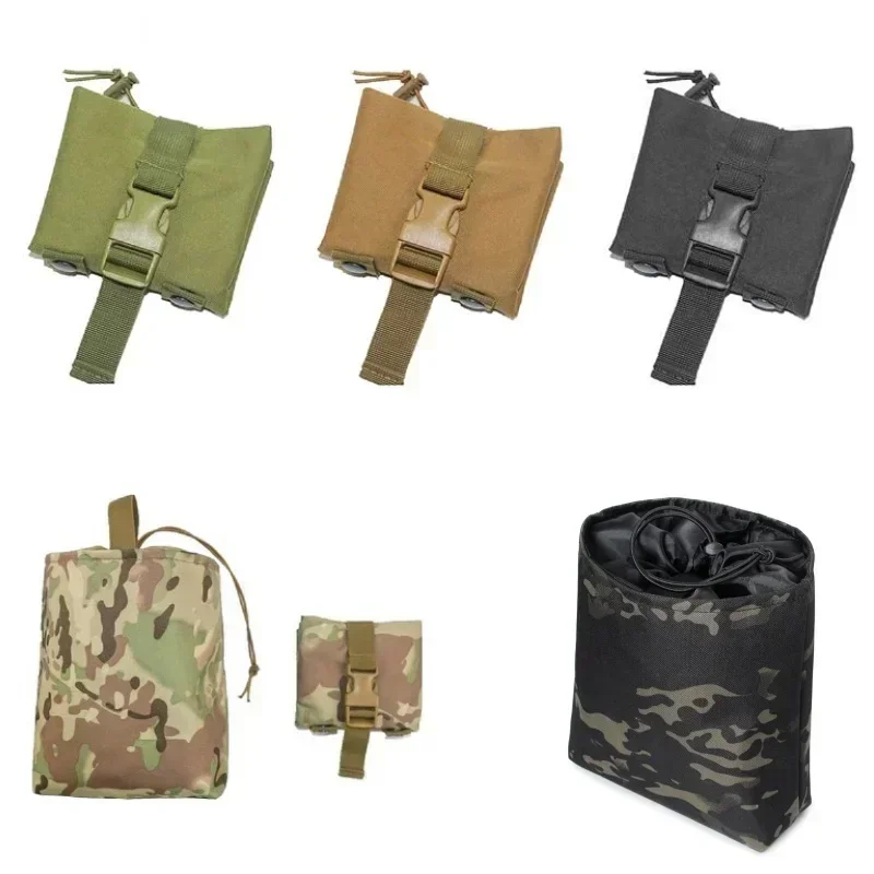 작은 허리 가방 접이식 몰리 전술 잡지 덤프 드롭 파우 - Tactical Dump Pouch Foldable Drop Bag 리뷰 및 가격