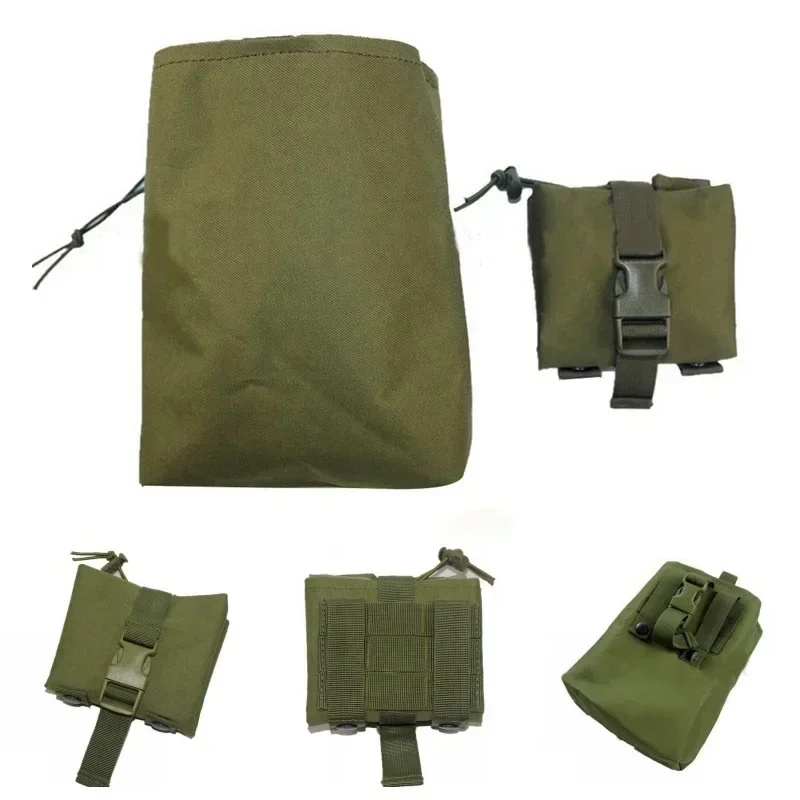 작은 허리 가방 접이식 몰리 전술 잡지 덤프 드롭 파우 - Tactical Dump Pouch Foldable Drop Bag 리뷰 및 가격