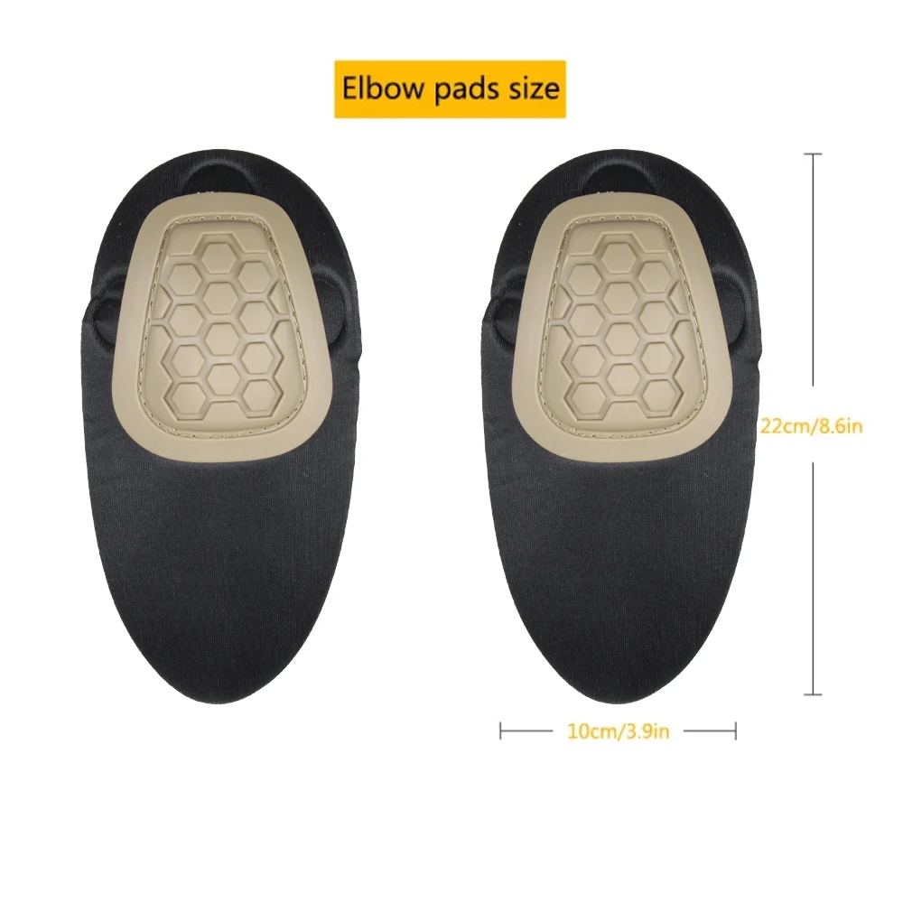 군용 전술 무릎 팔꿈치 패드 세트, 에어소프트 무릎 팔 - Combat Knee Pads Elbow Pads Set Military 리뷰 및 가격