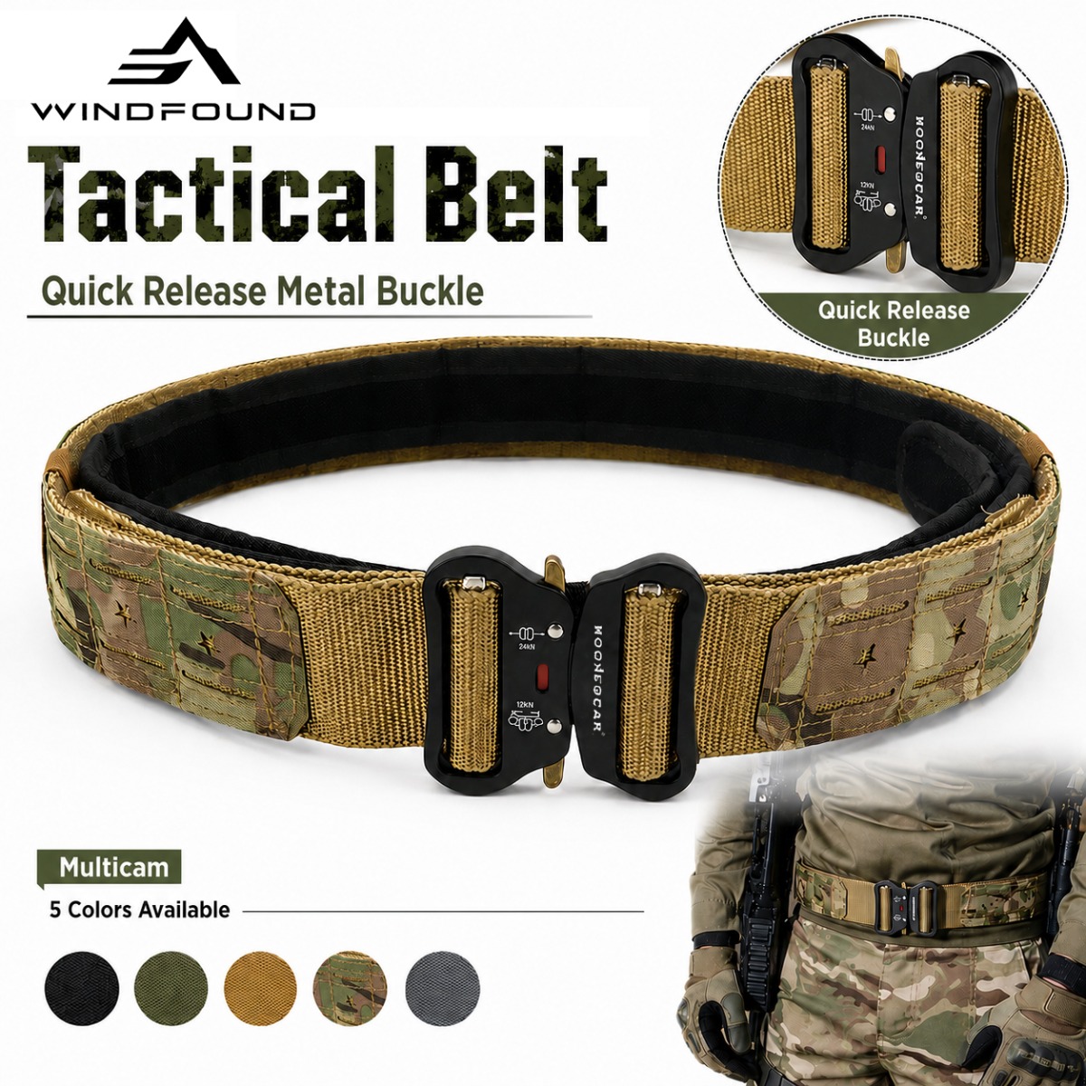 군사 전술 벨트 퀵 릴리스 금속 버클 나일론 전투 허리 - Tactical Combat Belt Quick Release Buckle 리뷰 및 가격