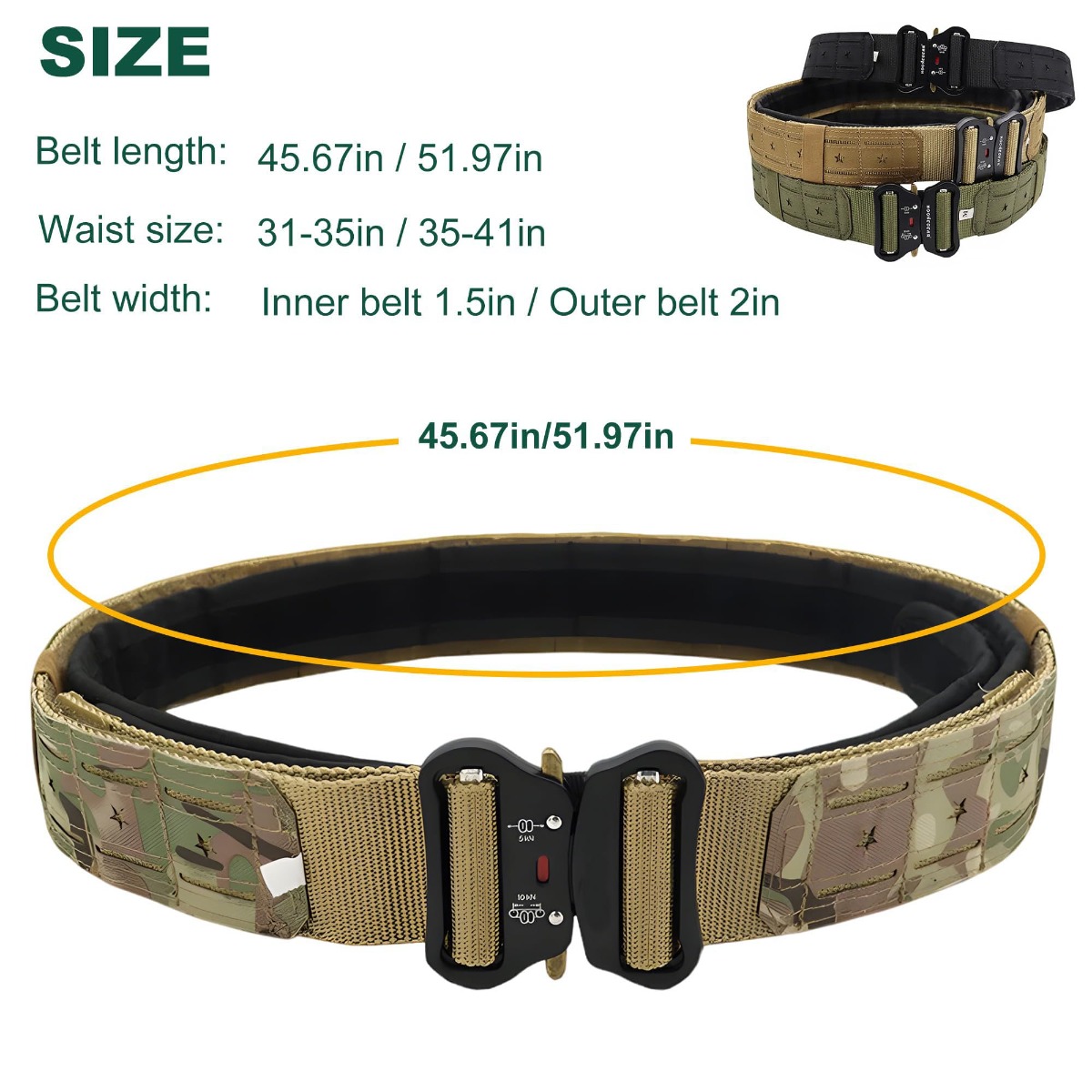 군사 전술 벨트 퀵 릴리스 금속 버클 나일론 전투 허리 - Tactical Combat Belt Quick Release Buckle 리뷰 및 가격
