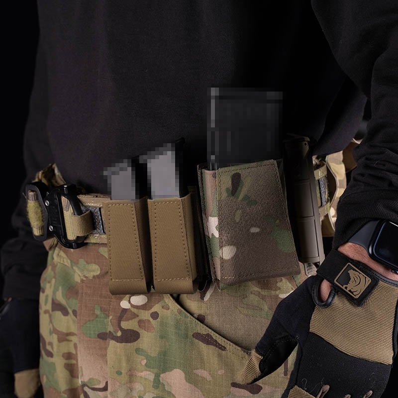 전술용 몰리 시스템 9mm 탄창 2개 수납 파우치 다기 - Molle Mag Pouch Double Magazine 5.56 9Mm 리뷰 및 가격