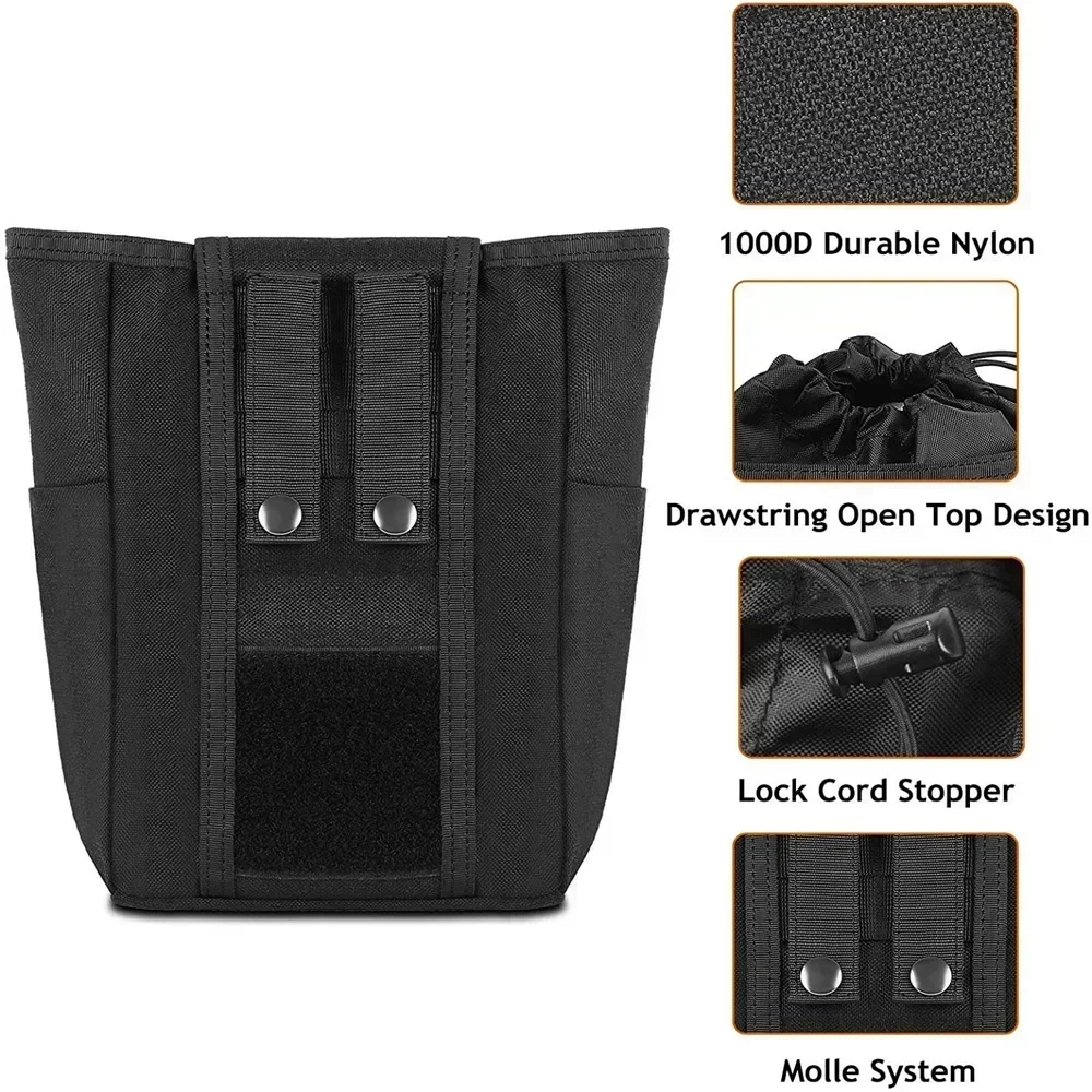 전술용 접이식 몰리(MOLLE) 방식의 탄약 수납 파우 - Tactical Dump Pouch Foldable Drop Bag 리뷰 및 가격