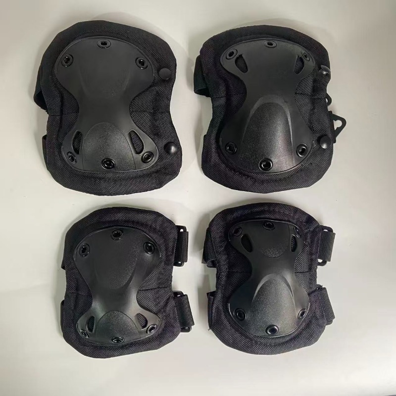 4개 세트 전술 무릎 팔꿈치 보호대 에어소프트 페인트볼 - Combat Knee Pads Elbow Pads Set Military 리뷰 및 가격