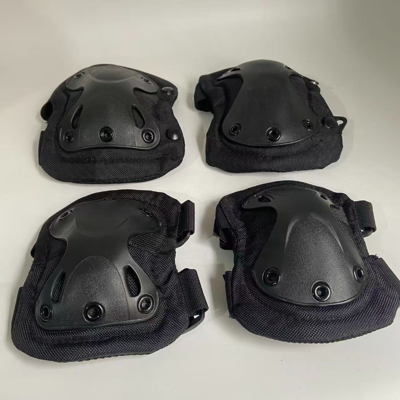 4개 세트 전술 무릎 팔꿈치 보호대 에어소프트 페인트볼 - Combat Knee Pads Elbow Pads Set Military 리뷰 및 가격