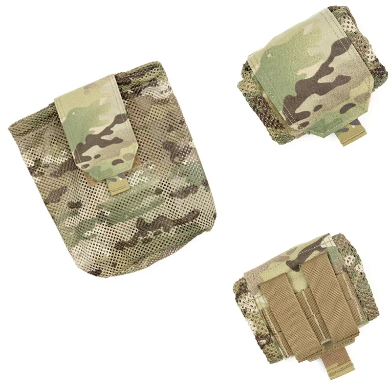에어소프트 덤프 드롭 파우치 전술 EDC 몰리 메쉬 백 - Tactical Dump Pouch Foldable Drop Bag 리뷰 및 가격