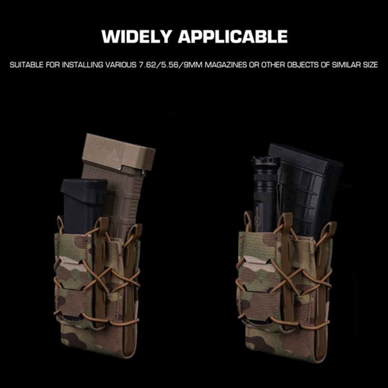 5.56 + 9mm 더블 매거진 파우치 타이거 풀 사이 - Molle Mag Pouch Double Magazine 5.56 9Mm 리뷰 및 가격